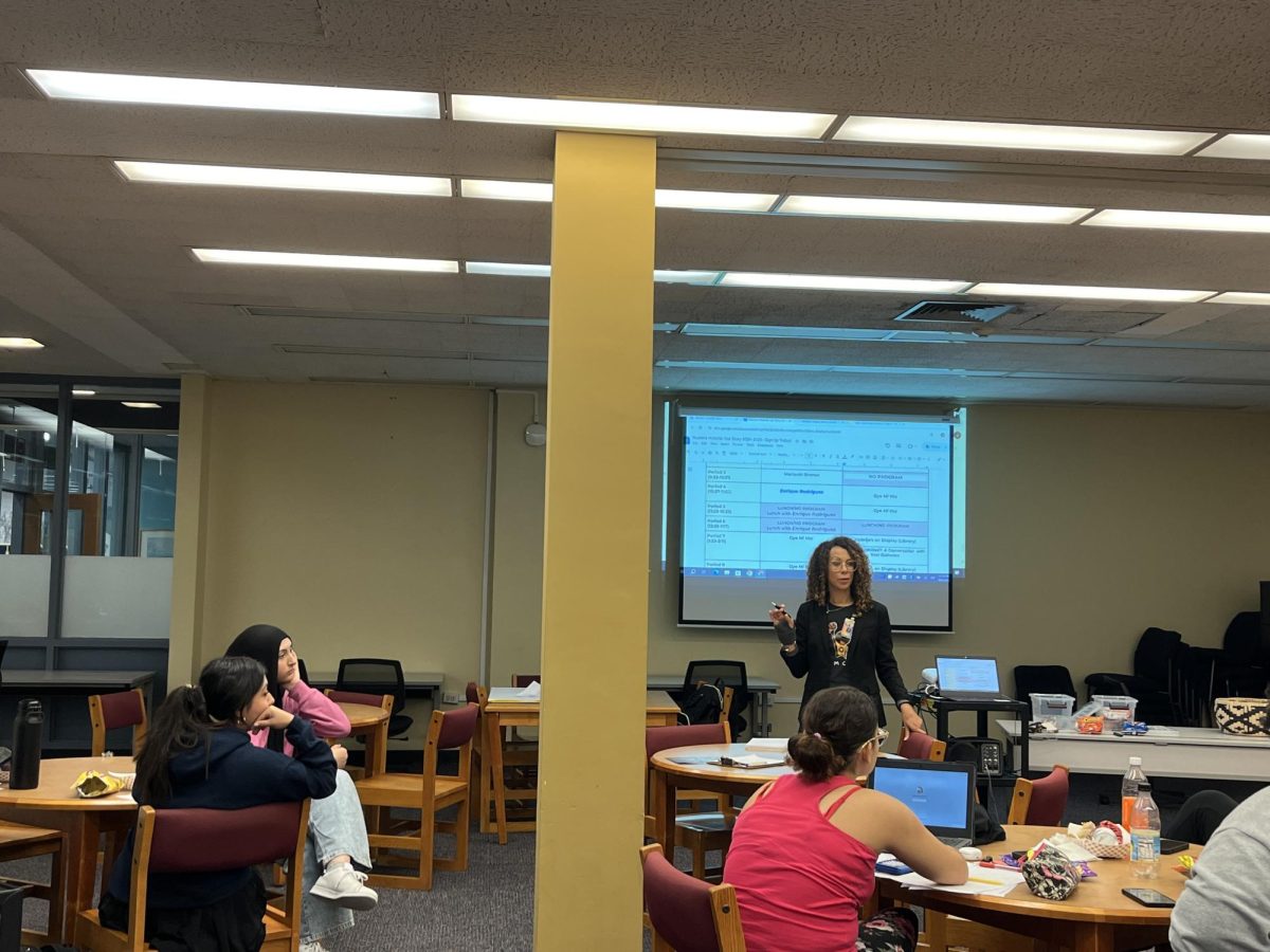 Rowe meets with Student Equity and Belonging Committee at luncheon
