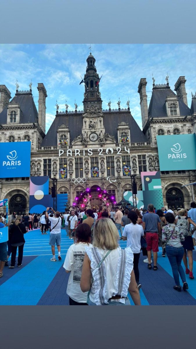 Entrance to the Paris Olympic games (Karan)