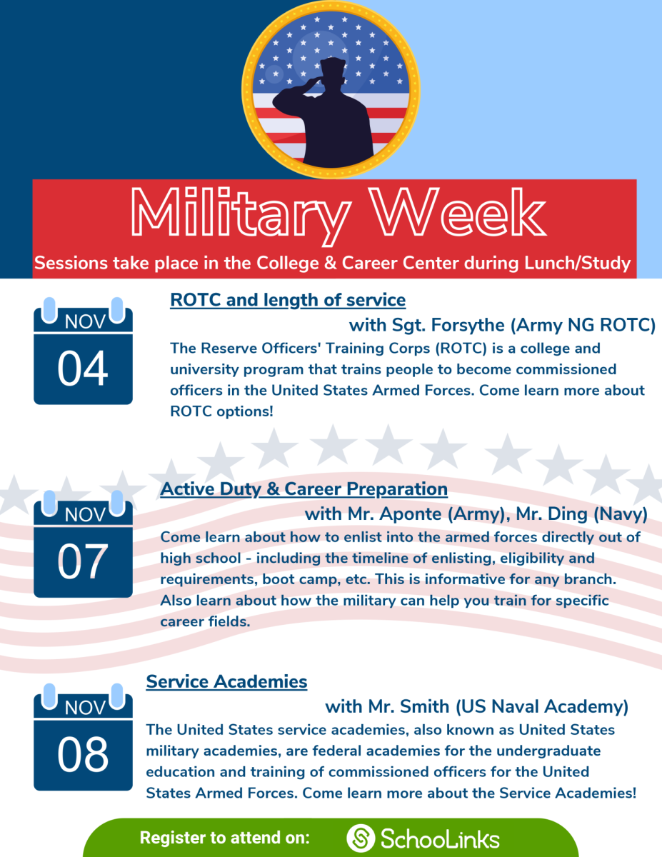 This year’s flier for the Military Week Programs