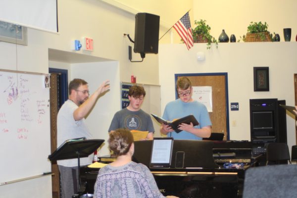 Chef students prepare to serve food to senior citizens of the community (photo courtesy of Randy Antlept).