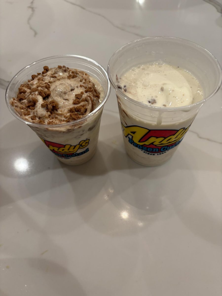 Cookie Butter Crunch Concrete (Left) and Cookie Casanova Jackhammer (right) (Pansing/LION) 