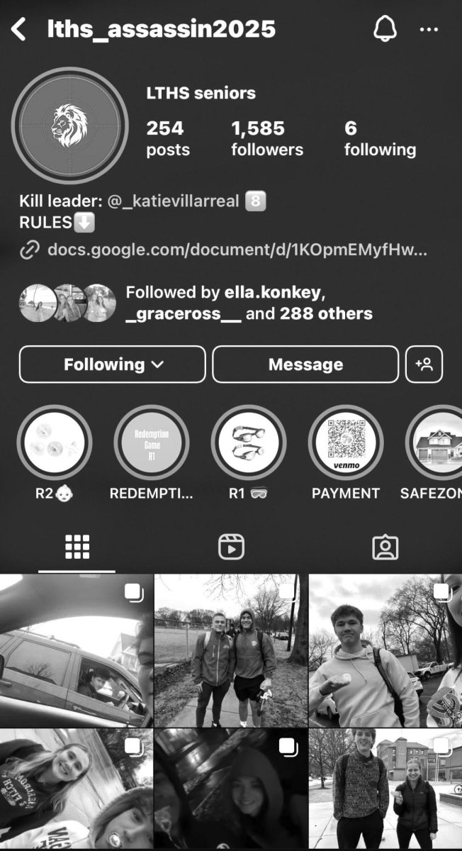 Official Instagram account documenting all "kills" (photo courtesy of the Assassin page). 